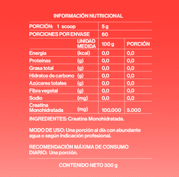 Poderosa CR Creatina Monohidratada Pura